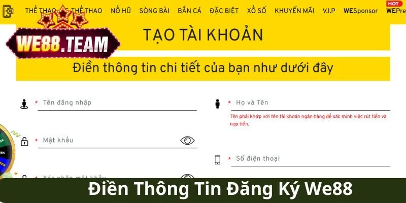 Cung cấp thông tin đăng ký account chính xác tuyệt đối Cung cấp thông tin đăng ký account chính xác tuyệt đối