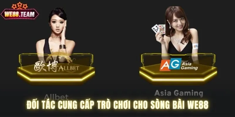 Đối tác với sòng bài WE88
