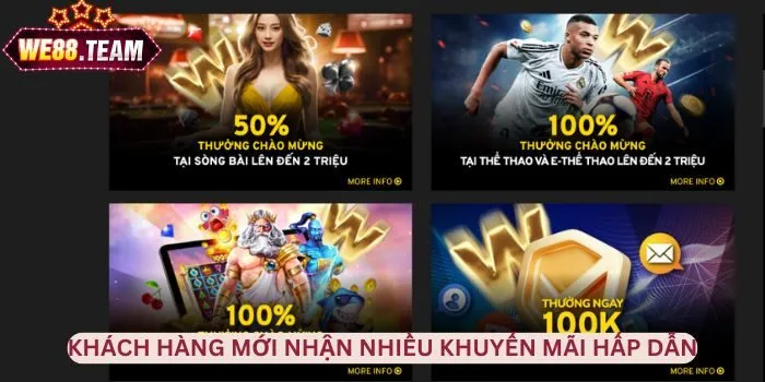Khách hàng mới nhận nhiều khuyến mãi hấp dẫn Khách hàng mới nhận nhiều khuyến mãi hấp dẫn