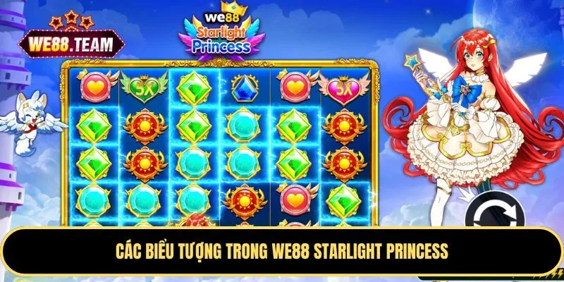 Khám phá các biểu tượng trong WE88 Starlight Princess