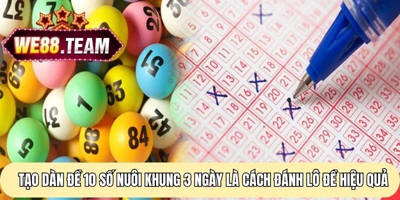 Tạo dàn đề 10 số nuôi khung 3 ngày là cách đánh lô đề hiệu quả