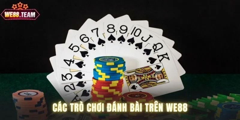 Trò chơi phổ biến ở sòng bài WE88